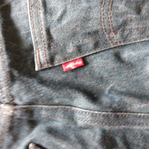 Levi's 501 Straight Fit Wrinkle Design Women's Jeans - Picture 6 of 9